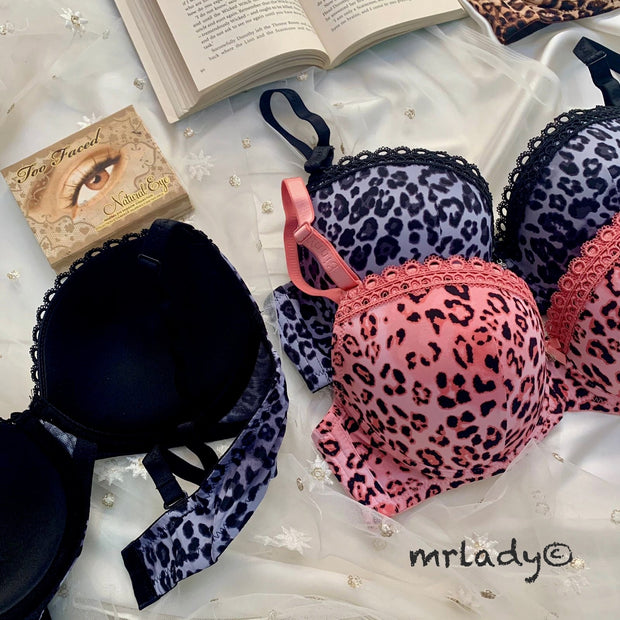 LEOPARD PRINT SOFT PADDED BRA