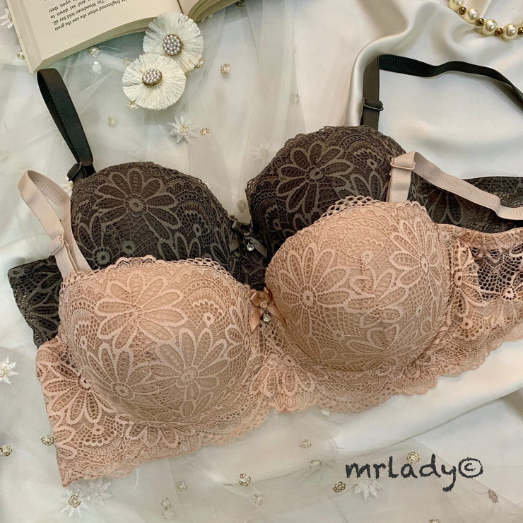 THIN PAD FANCY FLORAL BRA V2