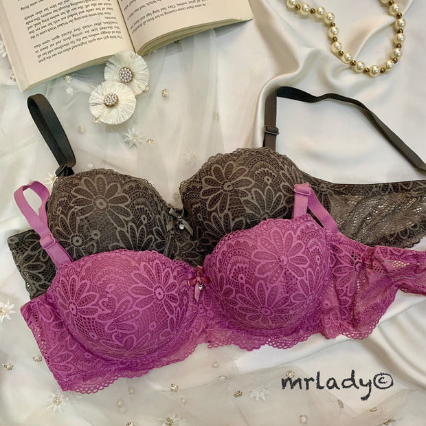 THIN PAD FANCY FLORAL BRA V2