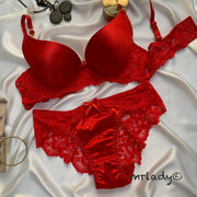THIN PAD SILK BRA SET