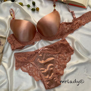 THIN PAD SILK BRA SET