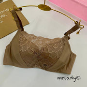 THIN PAD FLORAL FASHION BRA