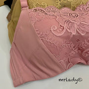 THIN PAD FLORAL FASHION BRA