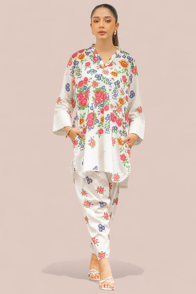 Bloom White | Co-ord Set