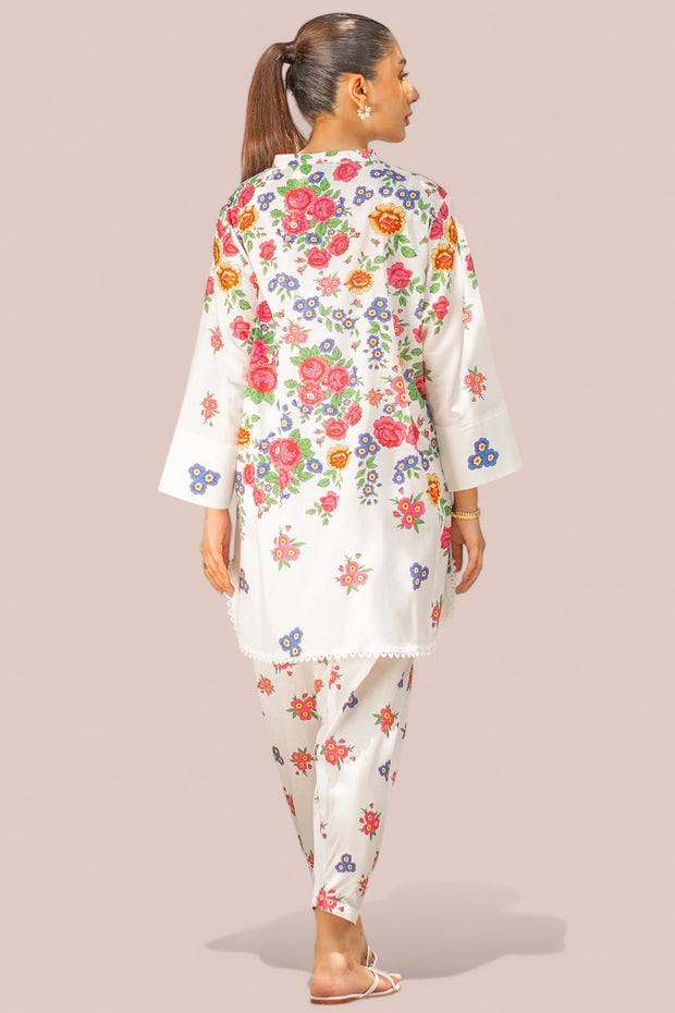 Bloom White | Co-ord Set