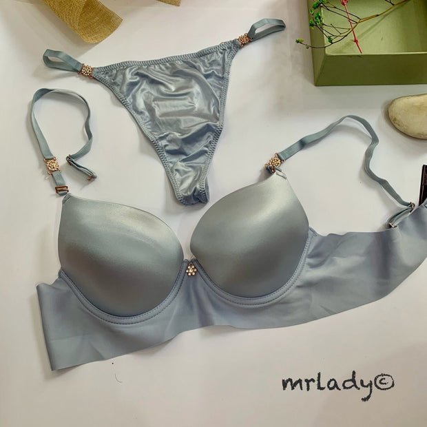 SILK LIGHT PUSH UP BRA SET