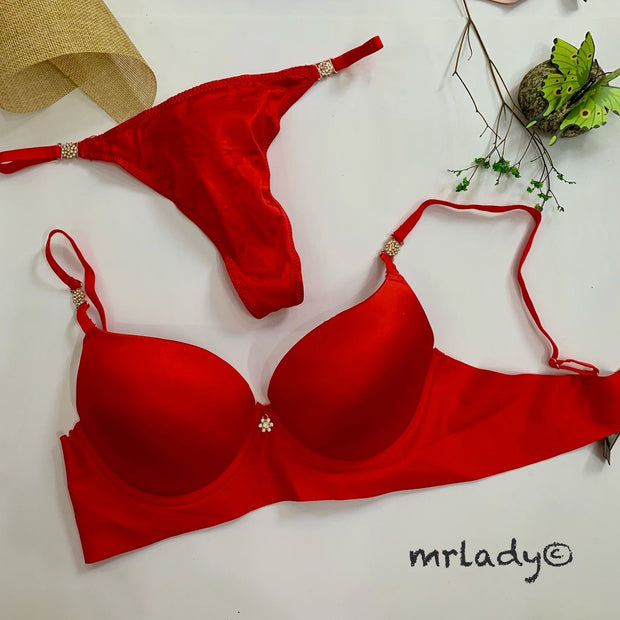 SILK LIGHT PUSH UP BRA SET