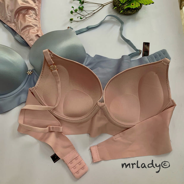 SILK LIGHT PUSH UP BRA SET