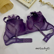 LIGHT NET LACE PADDED BRA