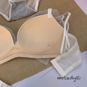 GLITTER THIN PAD BRA SET