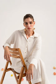 White Button-down Regular Fit Shirt