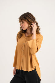 Light Brown Button Down Shirt
