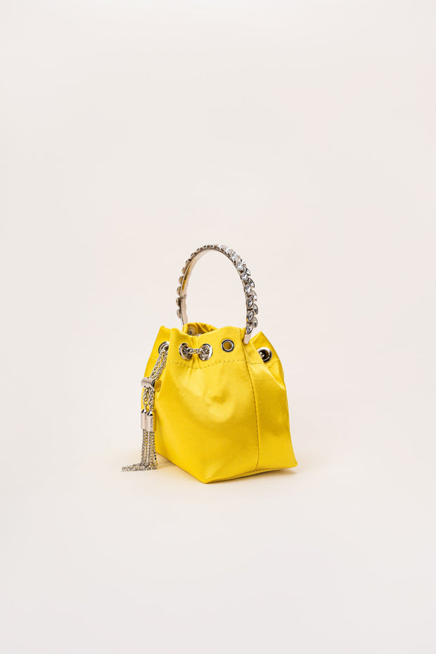Satin Bucket Bag