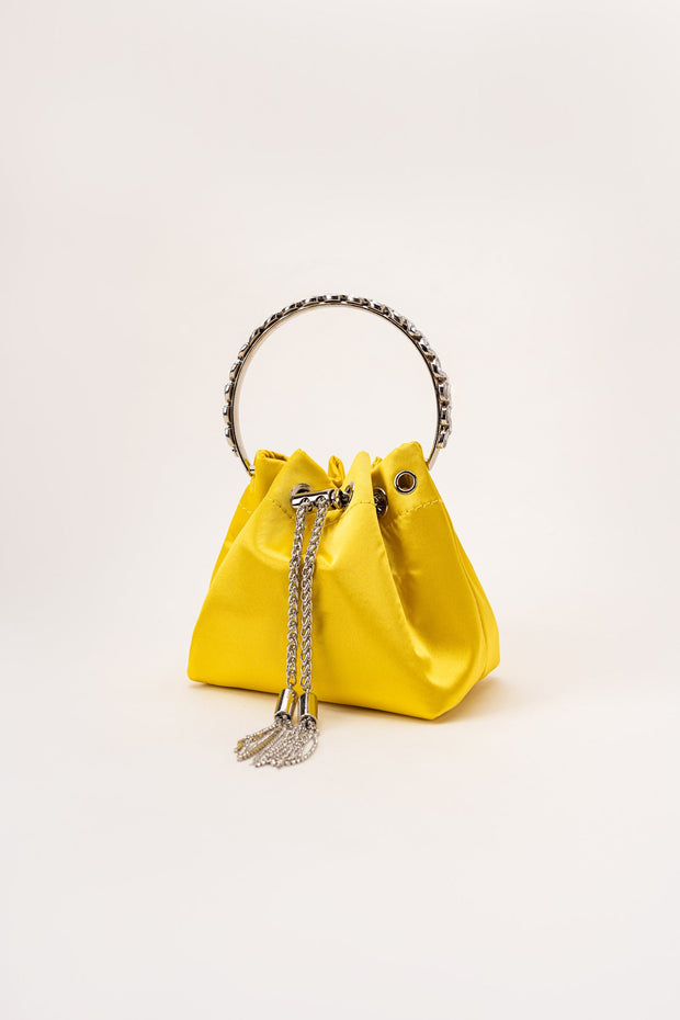 Satin Bucket Bag