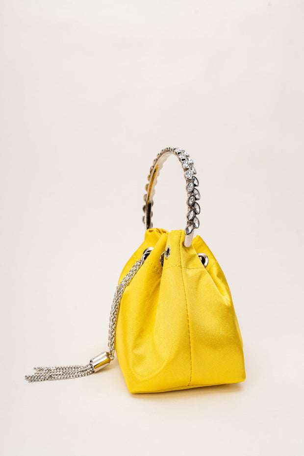 Satin Bucket Bag
