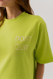 NEON GREEN RELAXED FIT STATEMENT T-SHIRT