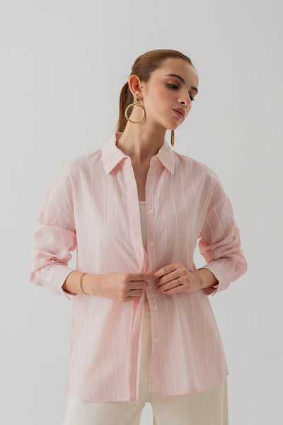 Striped Cotton Button down Shirt