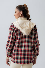 Multi-Colored Oversized Fit Flannel Shirt