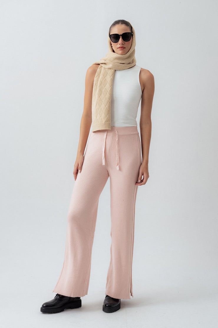 Beige Knitted Scarf